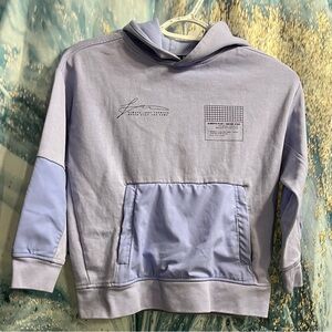 Unisex Zara Kids Size 8 Purple Hoodie Pullover Sweatshirt Medium